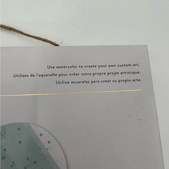 CRATE PAPER x American Crafts DIY Watercolor Project Color Reveal Hanging Decor - Picture 5 of 9